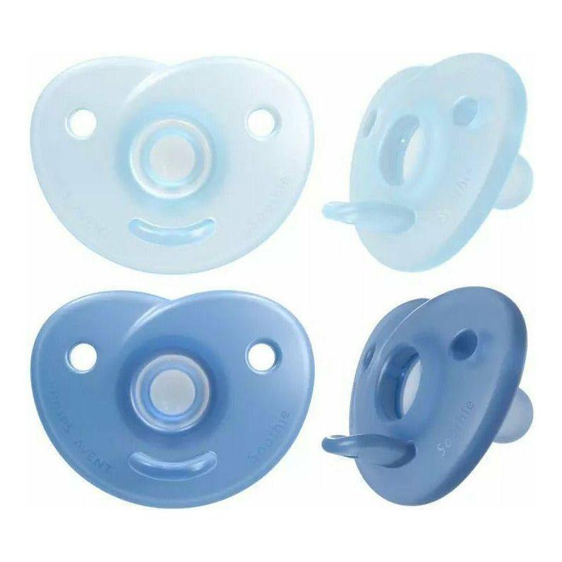 Powder Blue Avent Soothie Soother Teether Boy 0-6m+