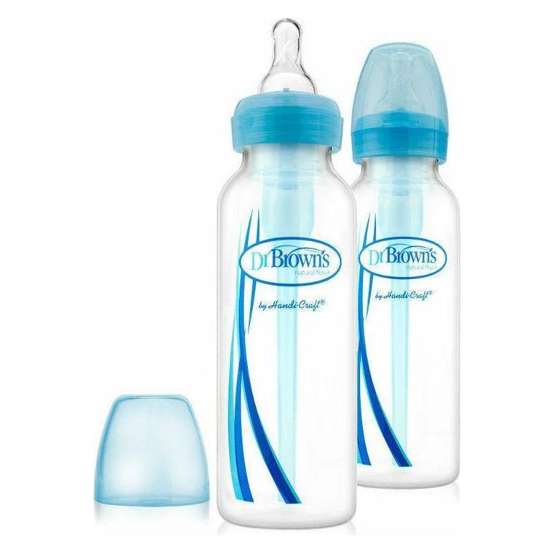 Lavender Dr Brown's Anti-colic Options+ Narrow Bottle 250 ml 2 Pack - 3 Colours