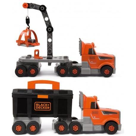 Dark Slate Gray Smoby Black+Decker Large 3-in-1 Truck