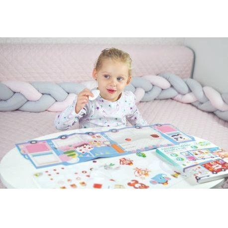 Light Gray Woopie Art&Fun Reusable Sticker Activity Pad