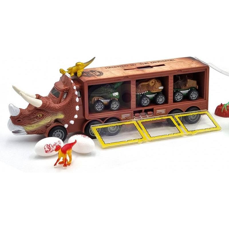 Woopie Dinosaur Truck With Jump Cars