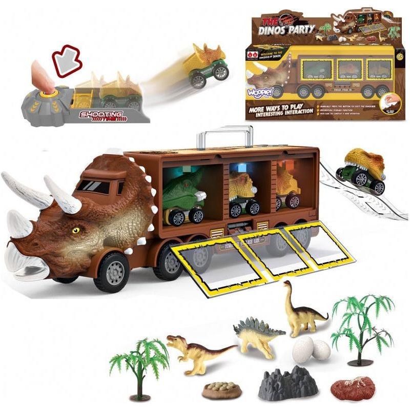 Woopie Dinosaur Truck With Jump Cars